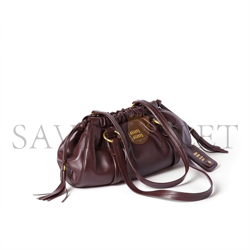 MIU MIU JOIE NAPPA LEATHER BAG 5BG306 (32*16*10.5cm) MIU MIU JOIE NAPPA LEATHER BAG 5BG306 (32*16*10.5cm)